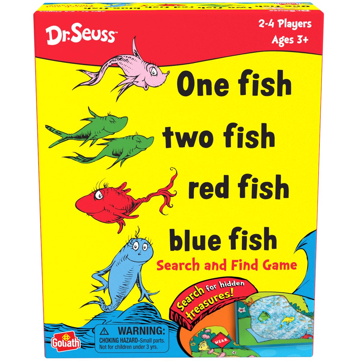 Goliath Dr. Seuss: One Fish, Two Fish | Search-and-Find Treasure
